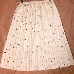 Flitted Midi Skirt
